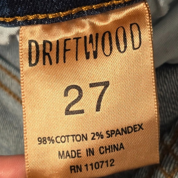 Driftwood Marilyn Jeans Womens 27 Blue‎ Distressed Destroyed Skinny Stretch - Picture 6 of 13